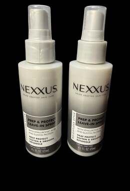 Nexxus Prep & Protect Leave-In Spray 4.1 fl oz Hyaluronic Acid Set Lot of 2 New!